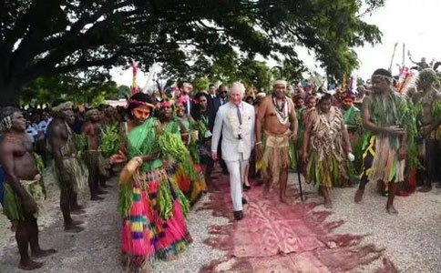 瓦努阿图当地民众